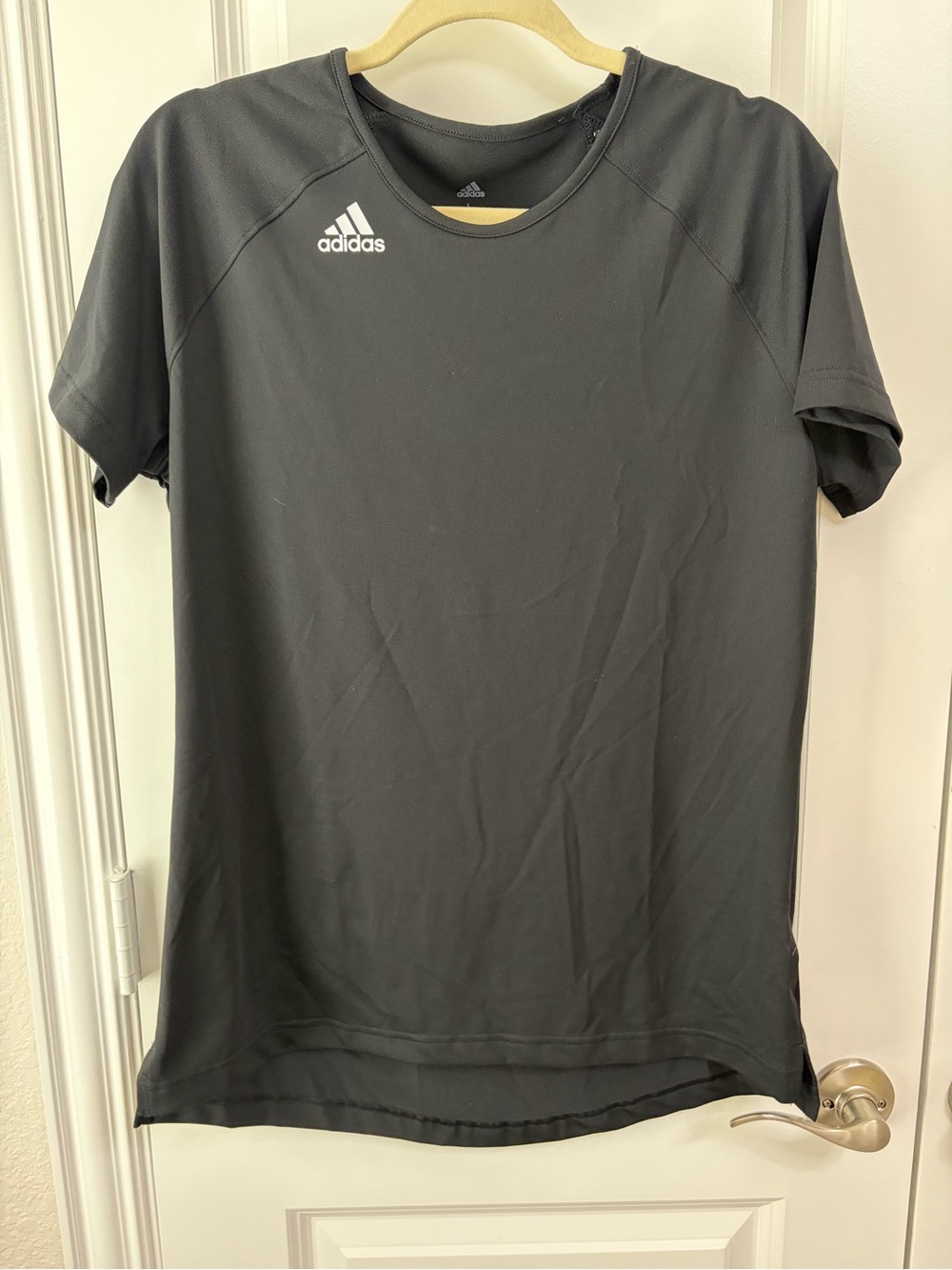 Adidas womens large Black Performance Tee